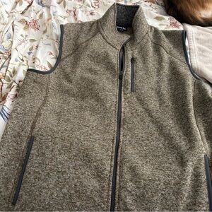 Eddie Bauer Brown Tweed Vest